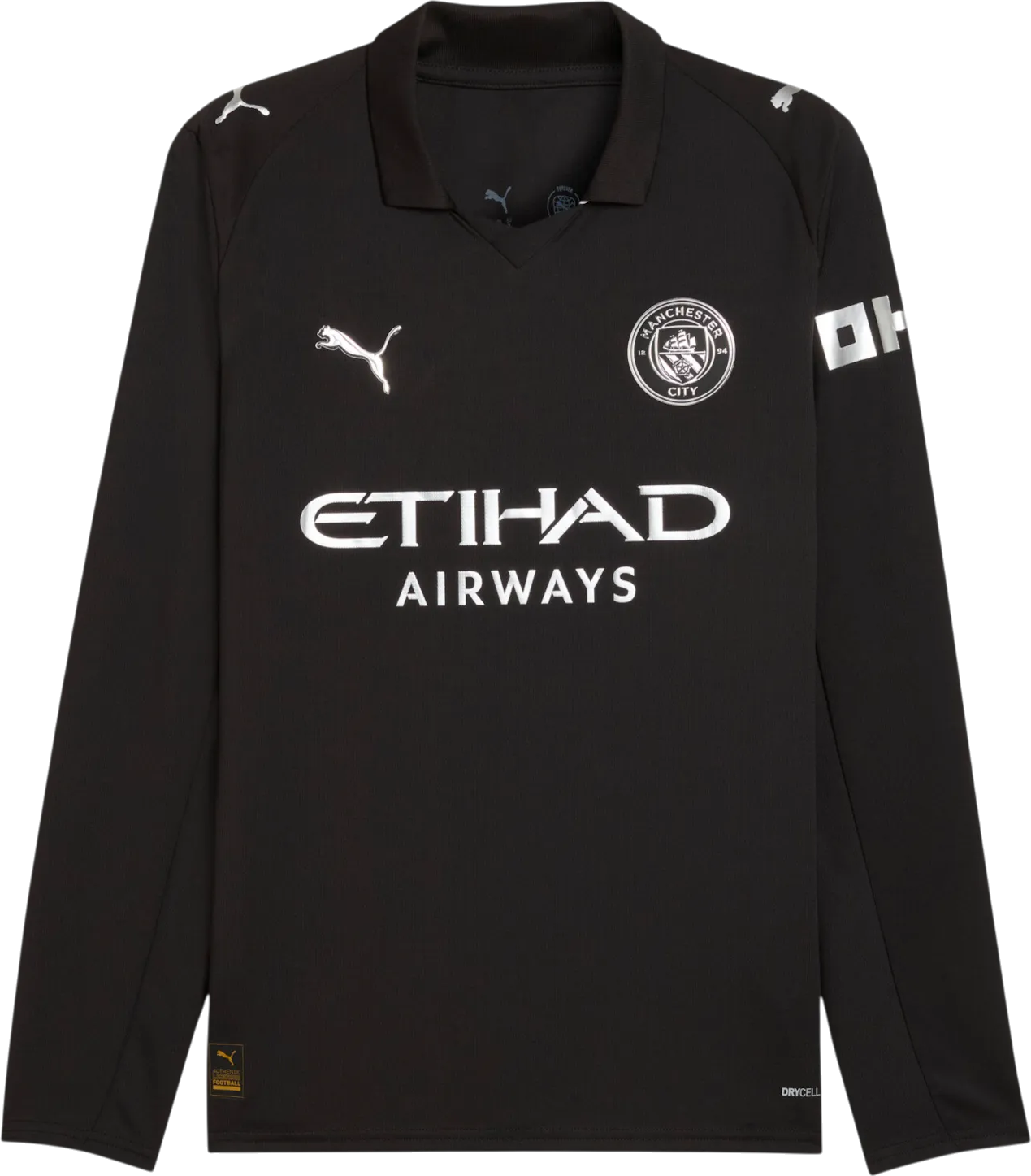 Jersey Puma Manchester City Away Replica Jersey LS 2025/26 Sort | 780351-02, 0