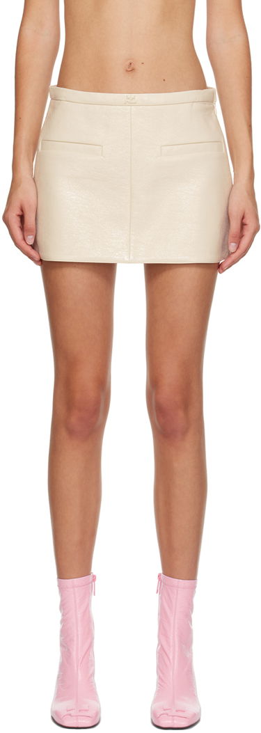 Nederdel Courrèges A-Line Miniskirt Hvid | 423CJU126VY0014, 0