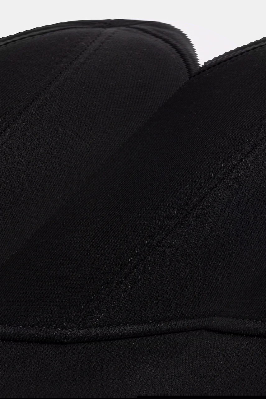 Kasket HELIOT EMIL Wool Blend Baseball Cap Heliot Emil Sort | AW25.16.139.BLK01, 1
