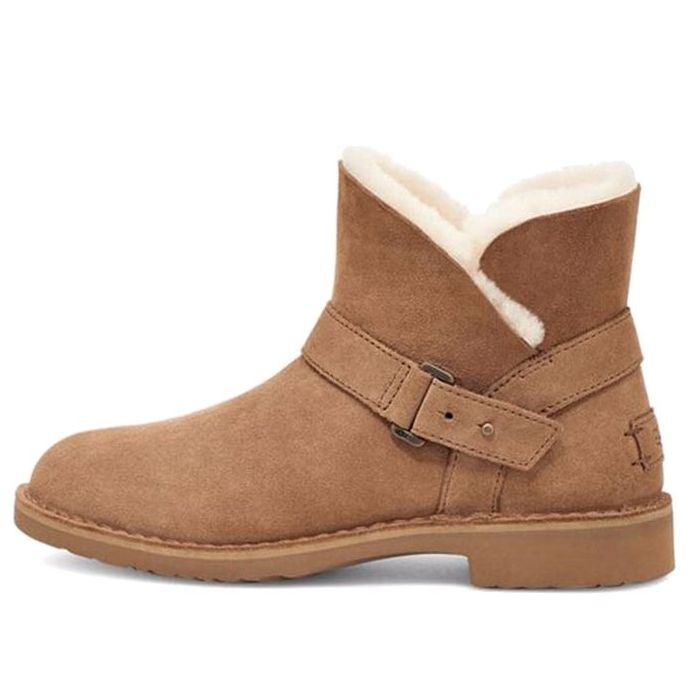 Sneakers og sko UGG Aubrielle Suede Buckle Boots Brun | 1120700-CHE, 0