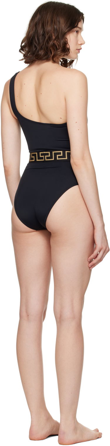 Badetøj Versace Greca Border One-Piece Swimsuit Sort | 1020488_1A11119, 2