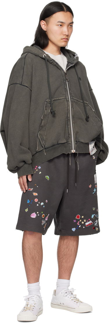 Sweatshirt Maison MIHARA YASUHIRO Maison MIHARA YASUHIRO Amateur Sewn Zip-Up Hoodie Grå | A14PK521, 3