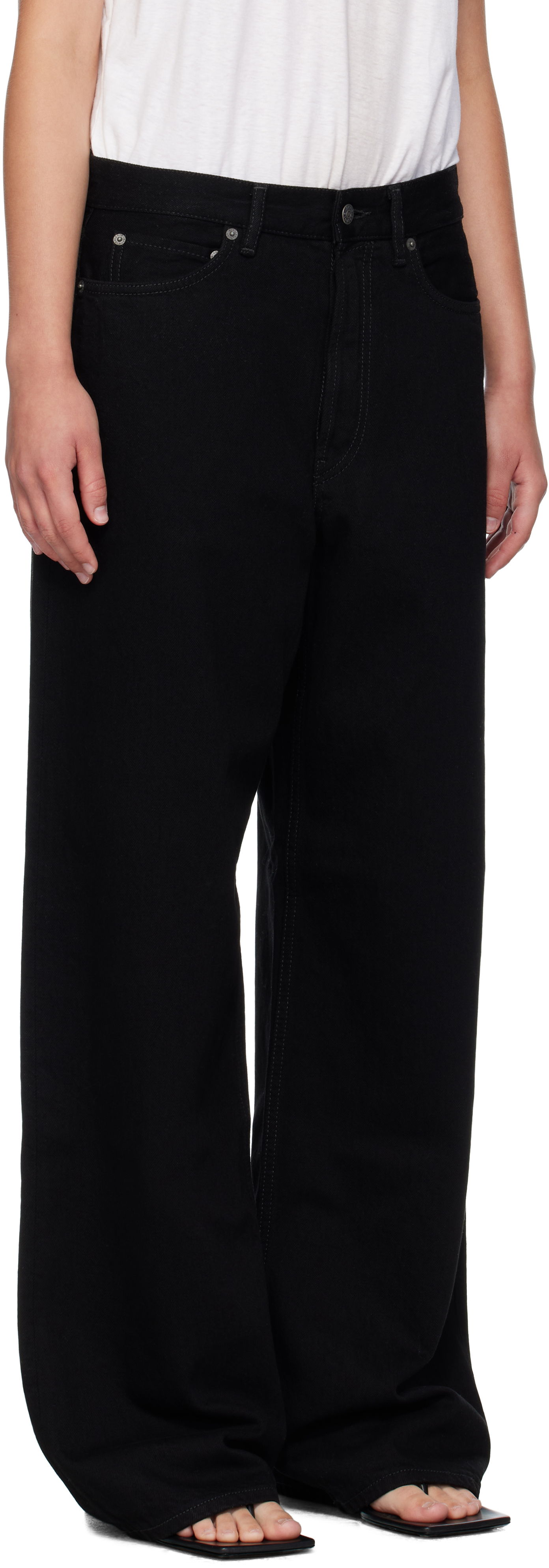 Jeans Acne Studios Acne Studios Loose Fit 1981 Jeans Sort | C00100-, 1