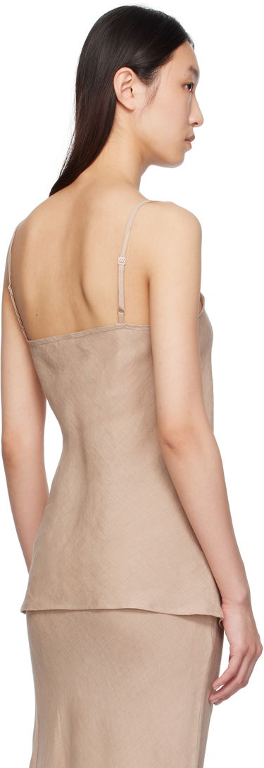 Tanktop Baserange Baserange Dydine Linen Camisole Beige | TODY-LI-SU25, 2