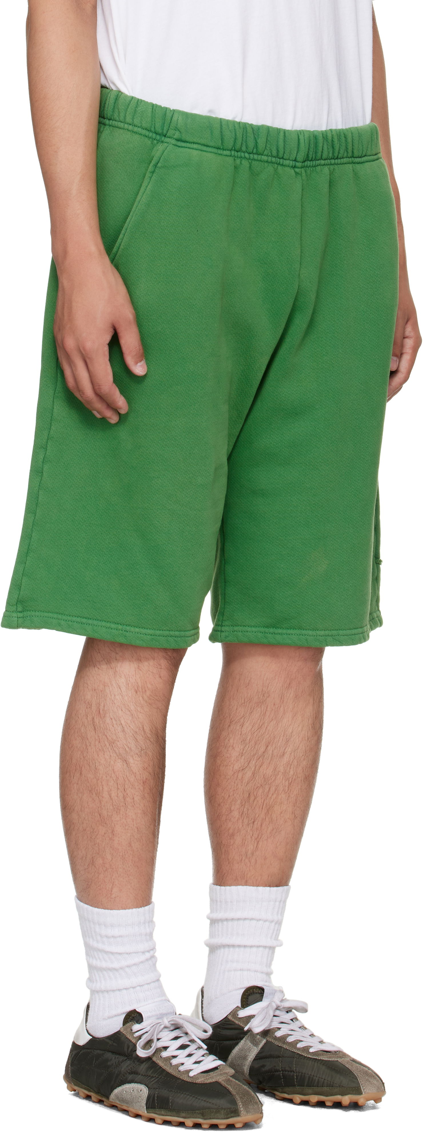 Shorts LES TIEN Les Tien Heavyweight Utility Shorts Grøn | CF-3100-PD, 1