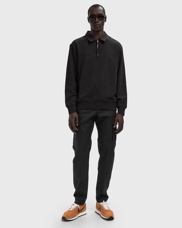 Sweatshirt C.P. Company Polo Collar Sweatshirt Sort | 19CMSS140A005086W-999, 1