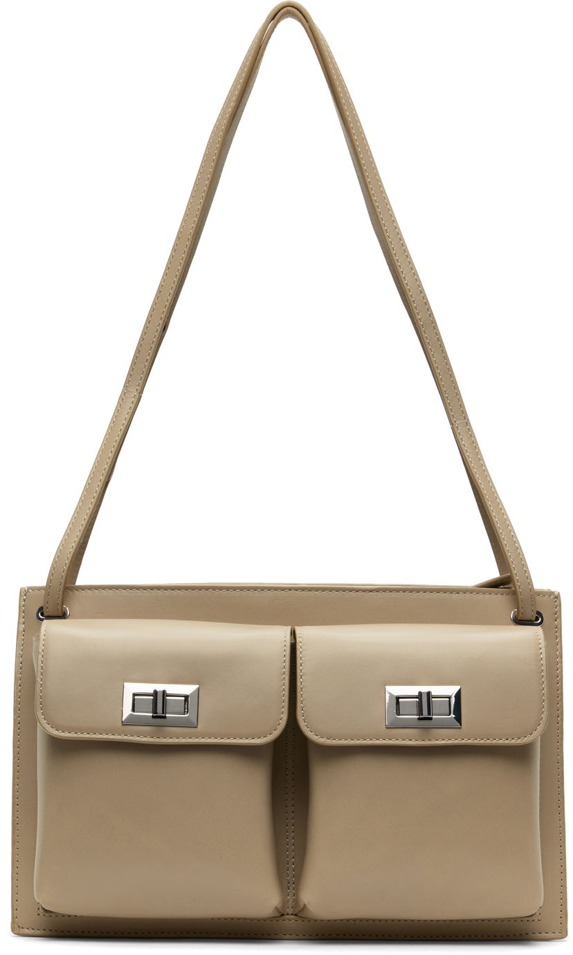 Skuldertaske BY FAR BY FAR Billy Shoulder Bag Beige | MWBSB024CL034BG038PL