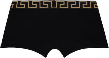 Boksere Versace Versace Two-Pack Greca Border Boxer Briefs Sort | AU10181_1A10011, 2