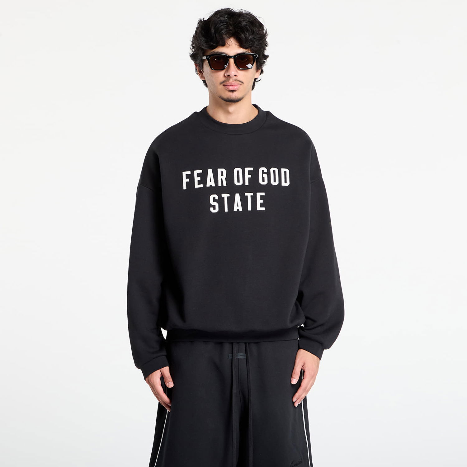 Sweatshirt Fear of God Fear of God Essentials 90's Crewneck Sweatshirt Sort | 192SP256550F-861, 0