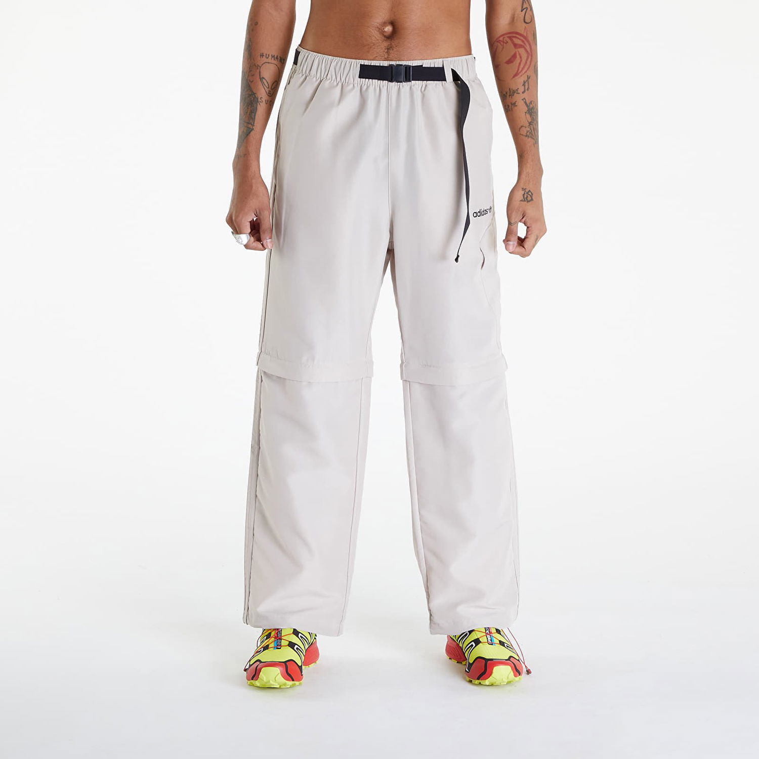 Cargo bukser adidas Originals Zip-Off Joggers Pant Wonder Beige Beige | JD9579, 0
