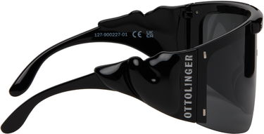 Solbriller Ottolinger Ottolinger Knotted Shield Sunglasses Sort | 127-900227-01, 1