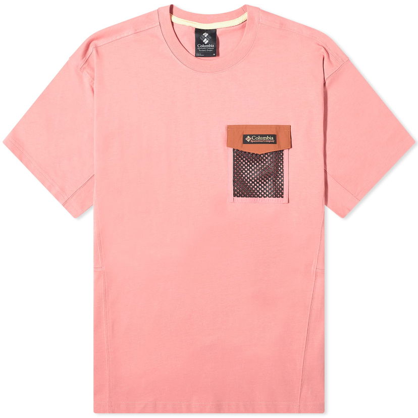 T-shirt Columbia Painted Peak Mesh Pocket T-Shirt Lyserød | 2074481-629