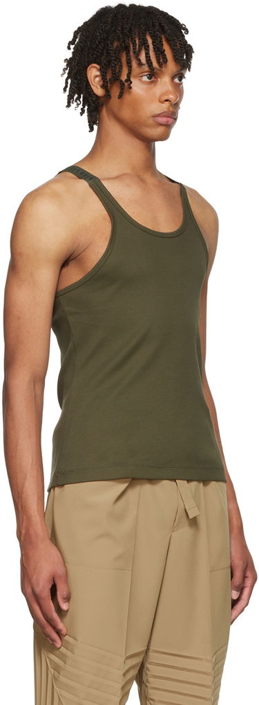 Tanktop Dion Lee Men's Exclusive Ribbed Tank Top Grøn | MOSS RIB, 1
