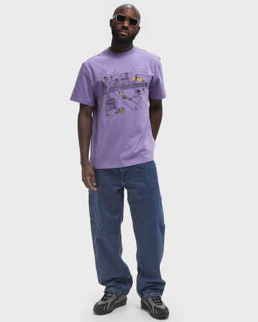 T-shirt Edmmond Studios Edmmond Studios Tennis Courts Graphic T-Shirt Lilla | 125-30-13400, 1