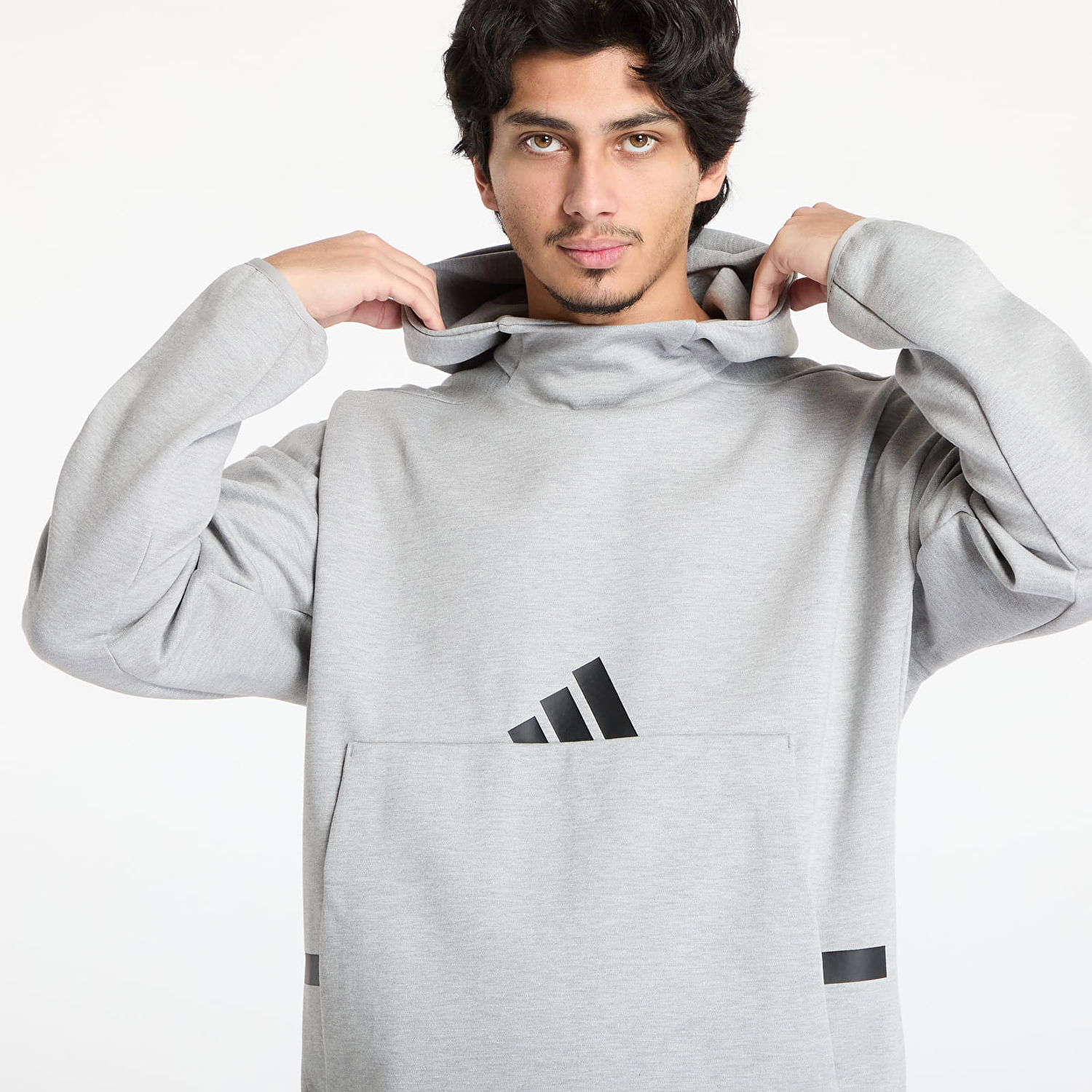 Sweatshirt adidas Performance Z.N.E. Hoodie Grå | JE3070, 1