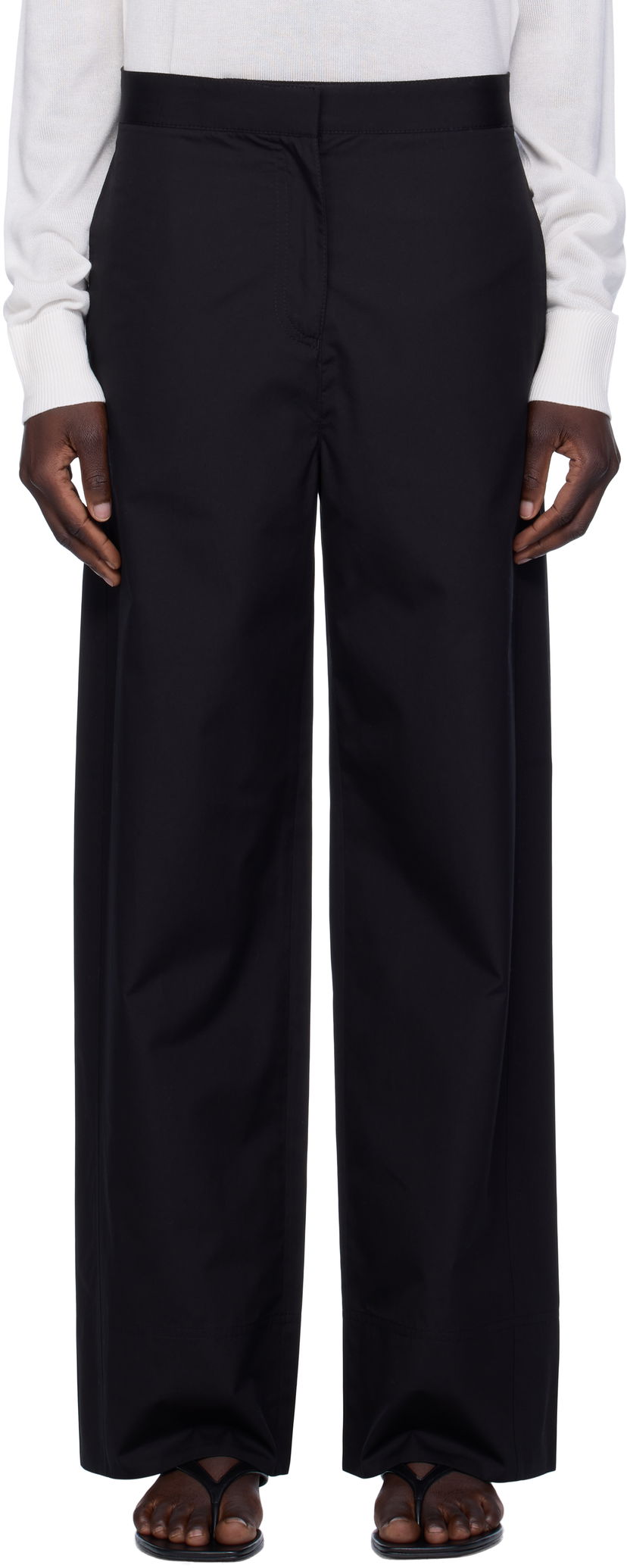 Bukser TOTEME TOTEME Twisted Seam Trousers Sort | 253-WRB0295-FB0226