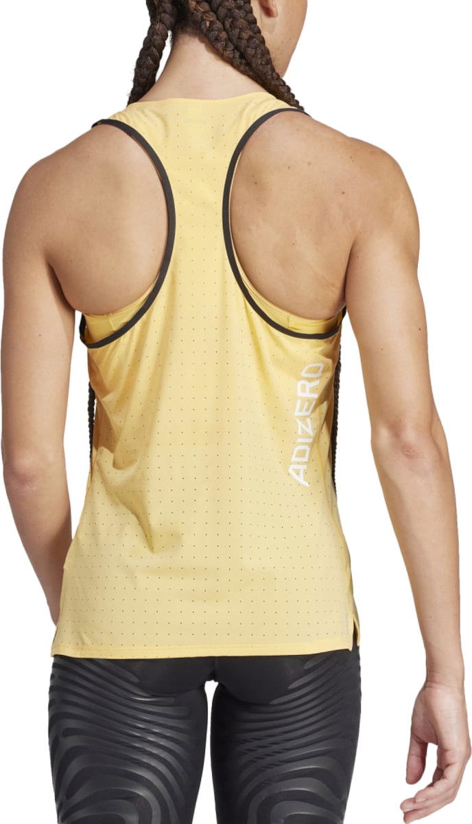 Tanktop adidas Performance adidas ADIZERO TANK W Gul | in1117, 1