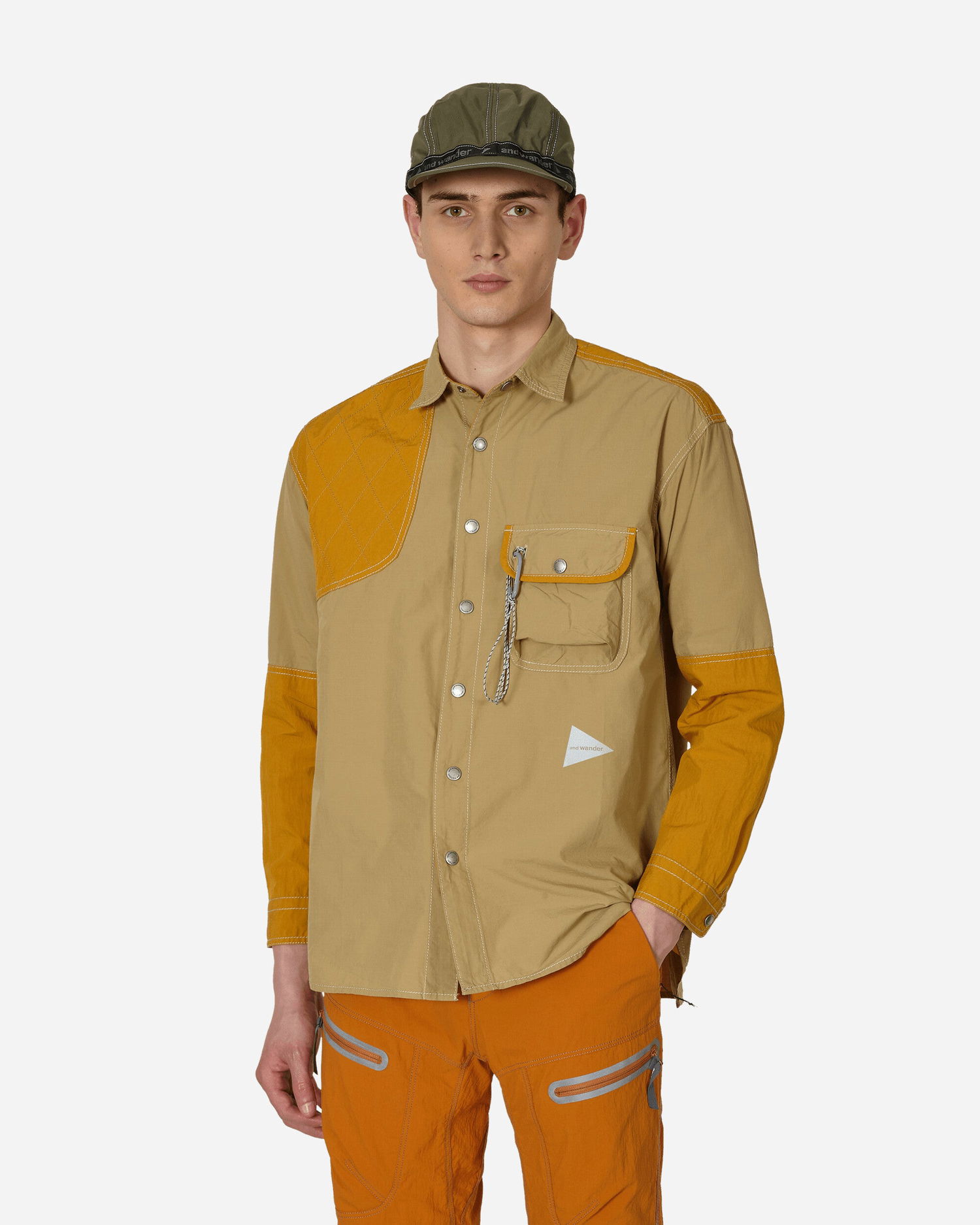 Skjorte and wander CORDURA Rip Mix Shirt Beige | 5743183068 040, 1