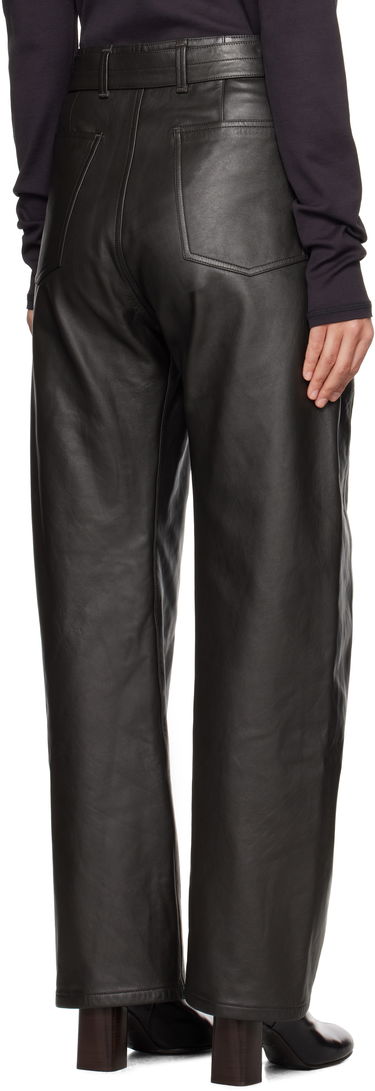 Bukser LEMAIRE Twisted Belted Pants Sort | PA1142 LL0095, 2