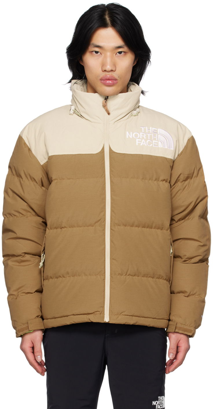 Puffer jakke The North Face 92 Low-Fi Hi-Tek Nuptse Down Tan Beige | NF0A7ZYP, 0