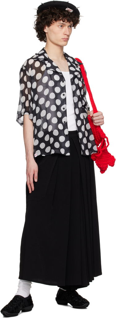 Skjorte Charles Jeffrey Loverboy Charles Jeffrey LOVERBOY Polka Dot Shirt Sort | 54070201, 3