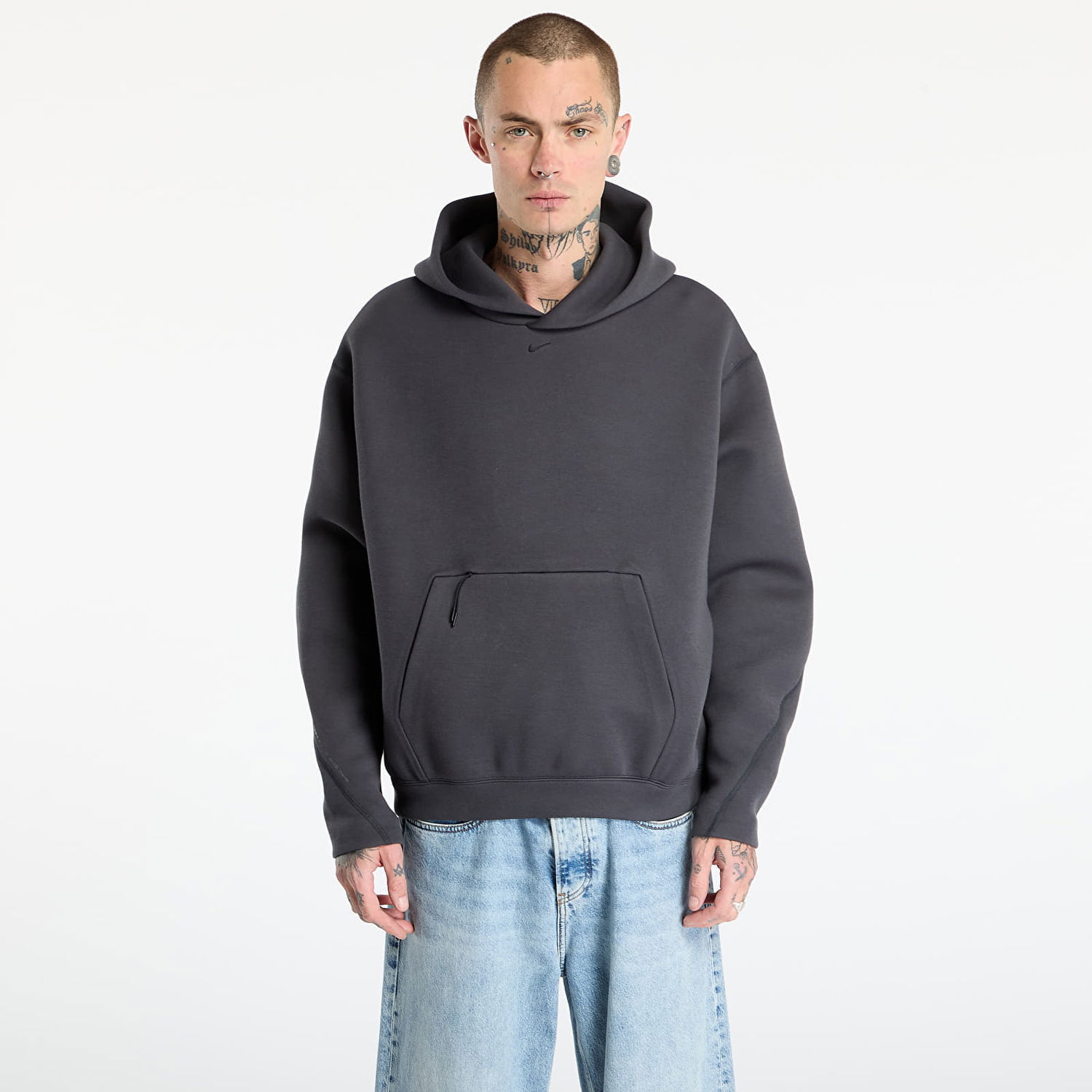 Sweatshirt Nike Tech Fleece Oversized Hoodie Grå | HV6535-060, 0
