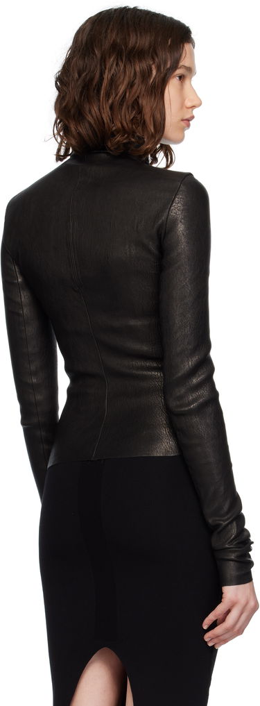 Jakke Rick Owens Rick Owens Gary Leather Jacket Sort | RP02E4701 LSV, 2