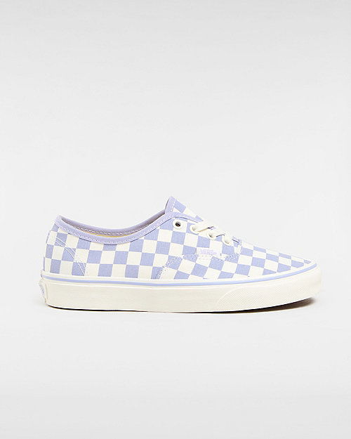 Sneakers og sko Vans Authentic Checkerboard Shoes (checkerboard Lilac) Unisex White, Size 2.5 Grå | VN000BW5LLC, 0
