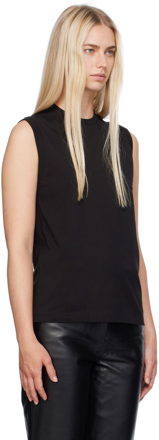 Tanktop TOTEME TOTEME Relaxed Sleeveless Tank Top Sort | 243-WRT0345-FB0093, 1