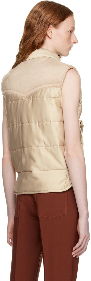 Vest rag & bone Erica Puffer Vest Beige | WAW22H2019PY19, 2