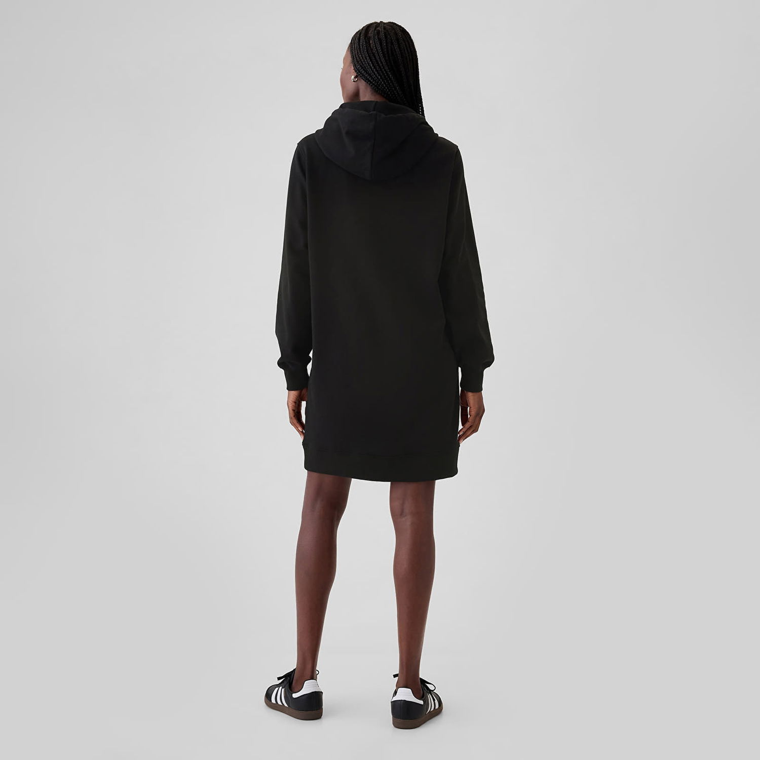 Sweatshirt GAP Dress Logo Hoodie True Black Sort | 498949-03, 1