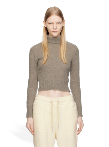 Sweater AMI Turtleneck Beige | FKS426.KN0021