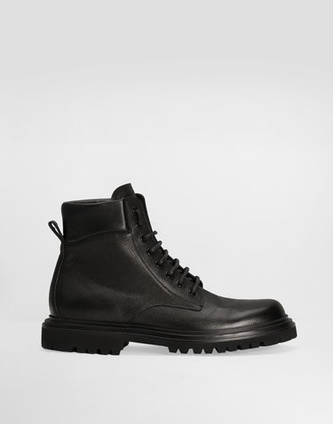 Tilbehør Dolce & Gabbana Dolce & Gabbana Calfskin Ankle Boots Sort | A60613A6H478B956, 0