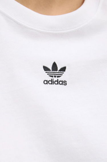 T-shirt adidas Originals Originals Essential Cropped T-Shirt Hvid | JJ3385, 4