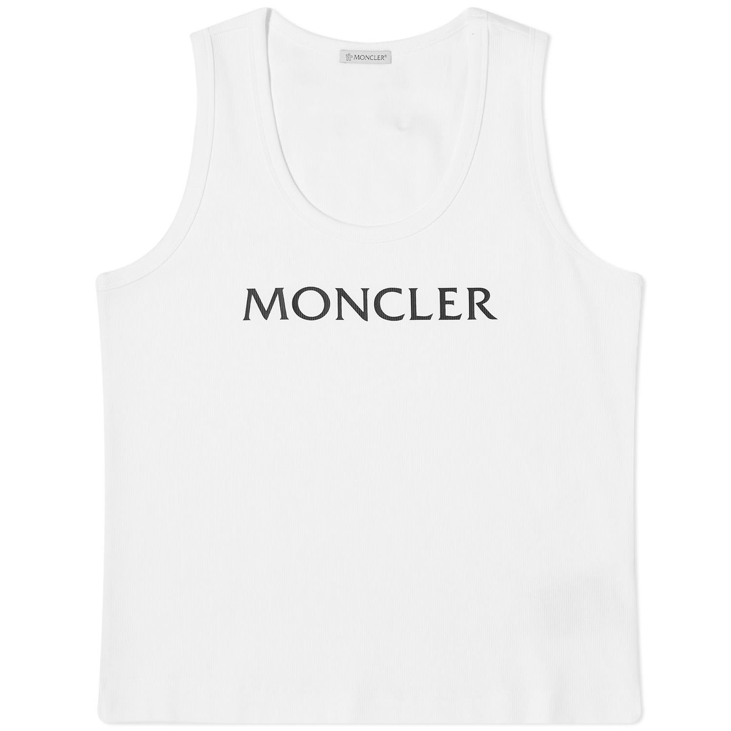 Vest Moncler Logo Vest Top Hvid | 8P000-01-89A0D-033, 0