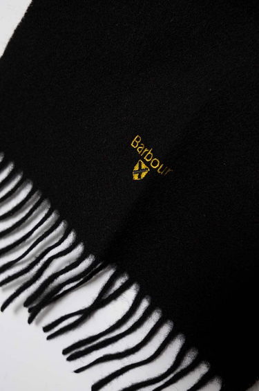 Tørklæde Barbour Wool Scarf Sort | USC0008, 1