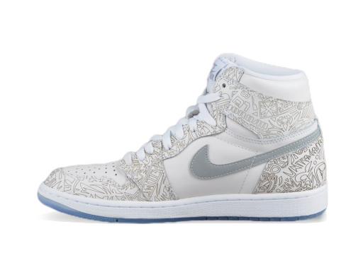 Limited Edition Jordan Air Jordan 1 Retro High OG "Laser" Hvid | 705289-100