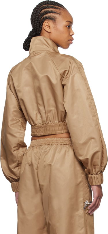 Træningsdragt Area AREA Crystal Trim Track Jacket Brun | FW24AWOU0028FA01, 2