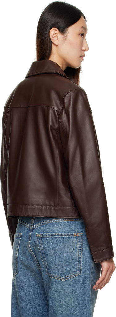Jakke Loulou de Saison Loulou de Saison Ascot Leather Jacket Brun | ASCOT, 2