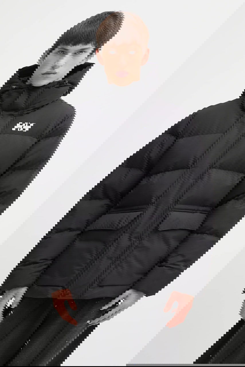 Puffer jakke Helly Hansen NORDIC PUFFY JACKET, oversized, winter Sort | 54513, 0