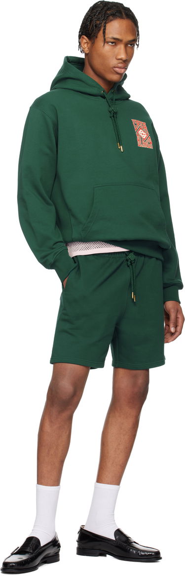Sweatshirt Casablanca Casablanca Gothic Logo Hoodie Grøn | MS25-JTP-292-01, 3
