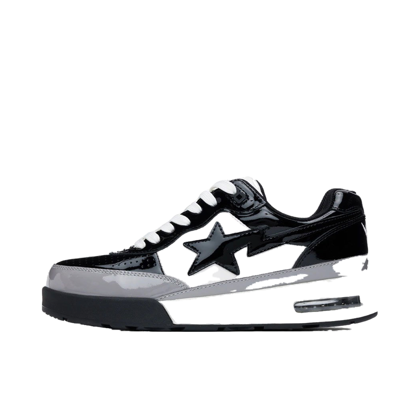 Sneakers og sko BAPE Road Sta "Black White" Sort | 1J20-191-009-BLK