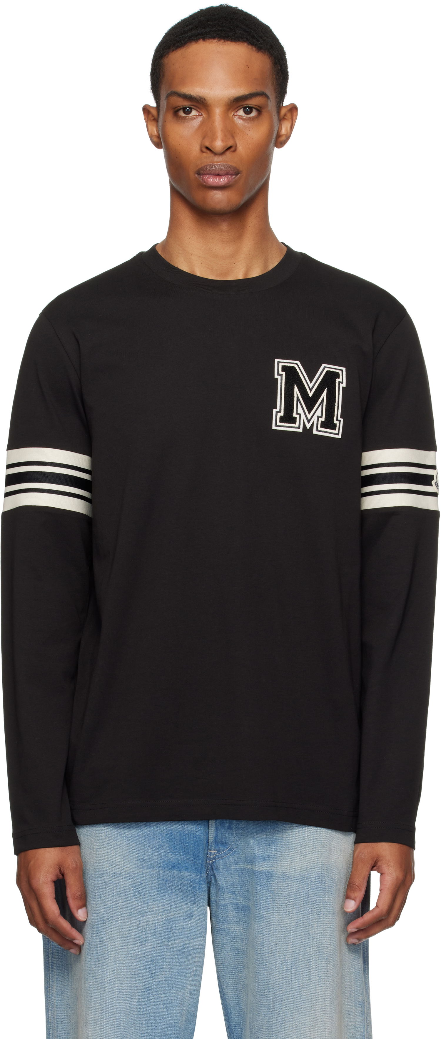 T-shirt Moncler Moncler Archivio Long Sleeve T-Shirt Sort | K20918D0000589AYY, 0