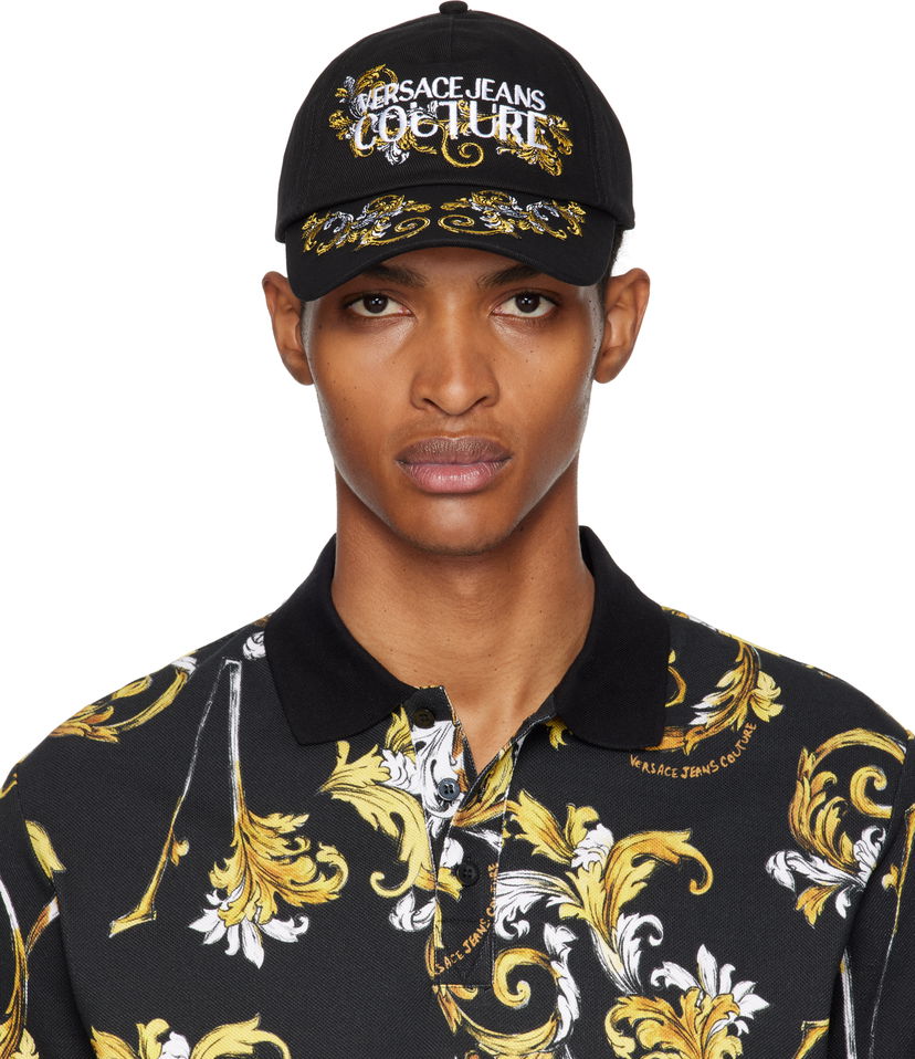 Kasket Versace Versace Jeans Couture Baseball Cap Sort | E78GAZK17_EZG367