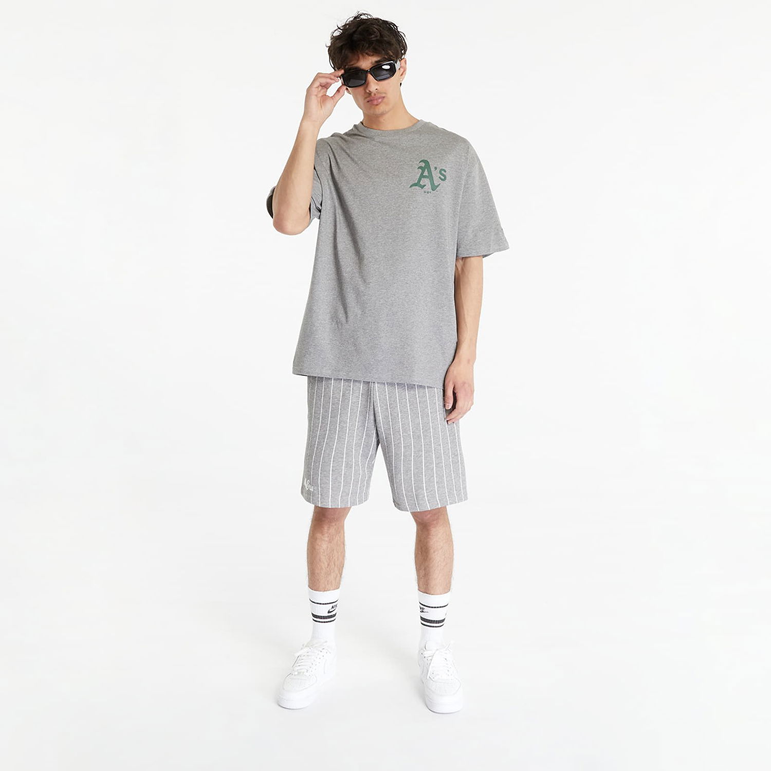 T-shirt New Era Oakland Athletics MLB Ice Cream Oversized T-Shirt Grå | 60357133, 0
