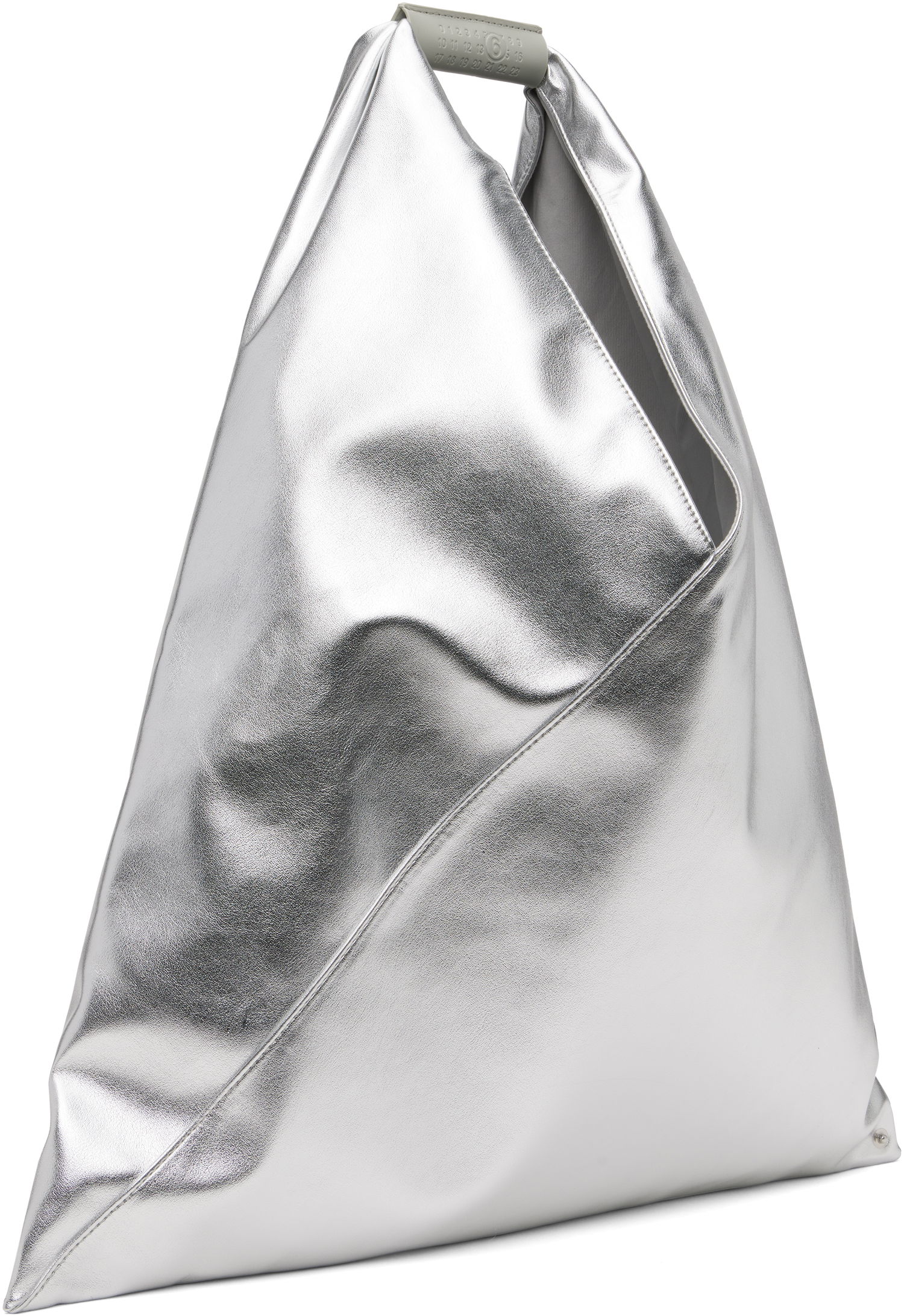 Mulepose Maison Margiela MM6 Maison Margiela Triangle Tote Metalisk | S54WD0039 P8496, 1