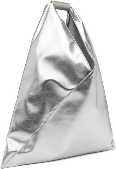 Mulepose Maison Margiela MM6 Maison Margiela Triangle Tote Metalisk | S54WD0039 P8496, 1