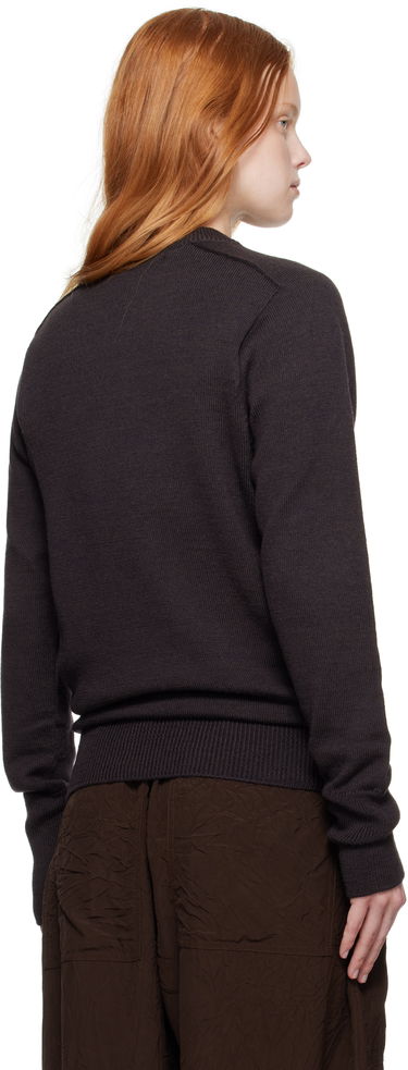 Sweater Studio Nicholson Studio Nicholson Inverness V-Neck Sweater Brun | INVERNESS SN - 1501, 2