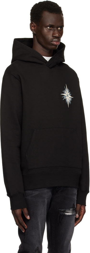 Sweatshirt AMIRI AMIRI Starburst Hoodie Sort | AMJYHD1107, 1