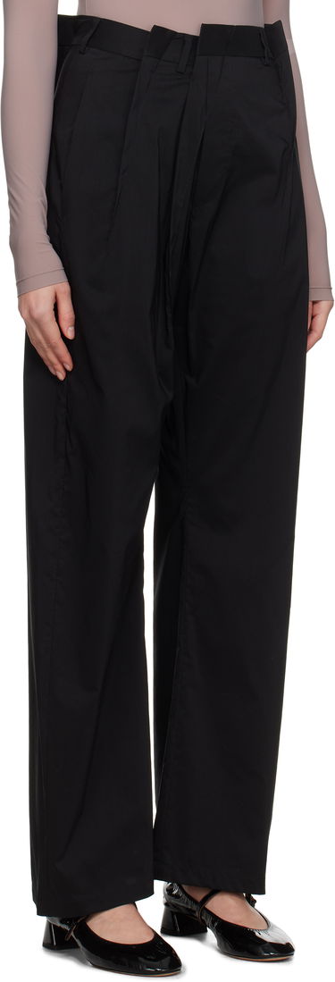 Bukser Maison Margiela MM6 Maison Margiela Shirting Darting Trousers Sort | S52KA0530 M35043, 1
